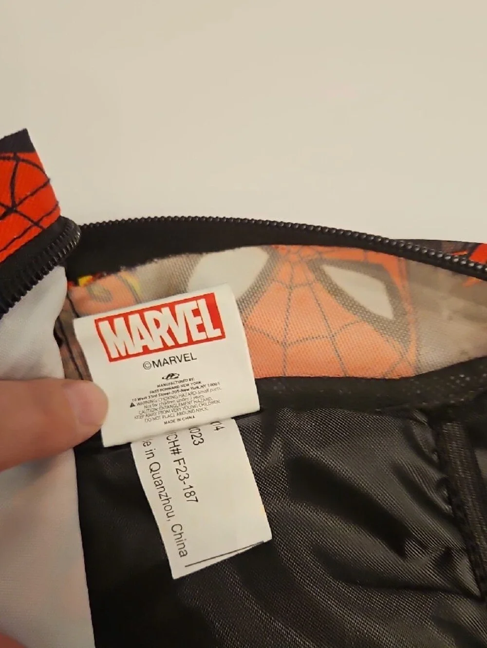 Marvel Spider-Man Red & Black Kids Backpack School Like New